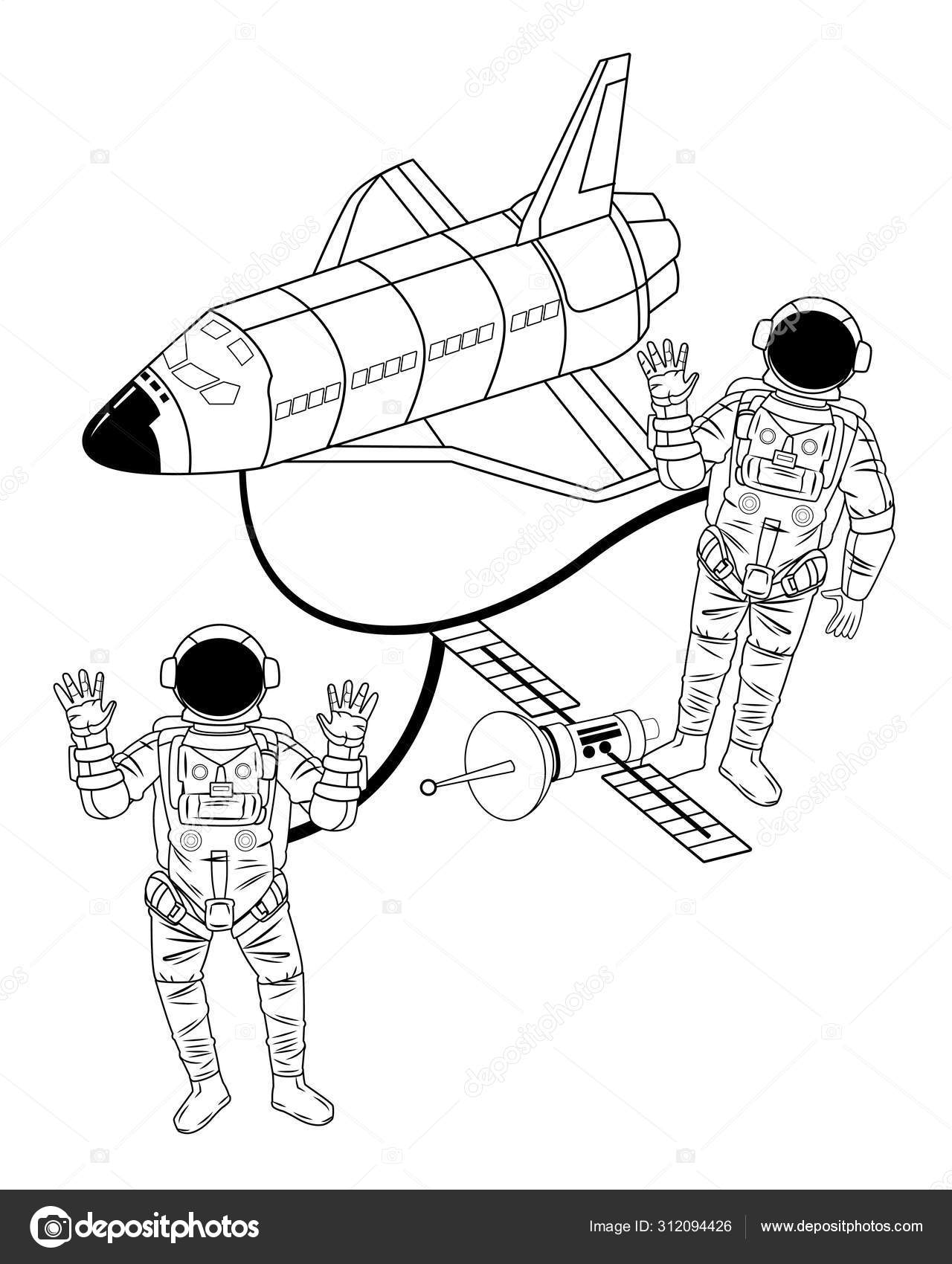 Exploración espacial y dibujos animados planetas Vector de stock #312094426  de ©jemastock, image size:1280x1700