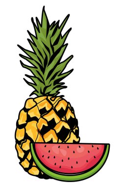 Taze ve lezzetli tropikal meyveler