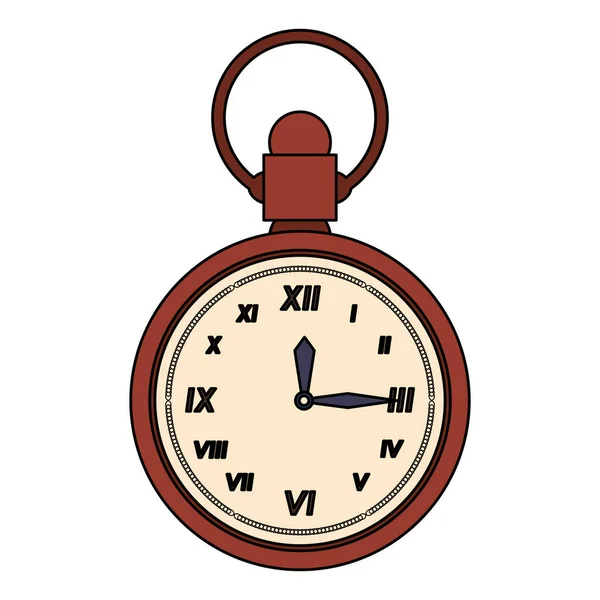 Relógio de tempo alarme cartoon — Vetor de Stock