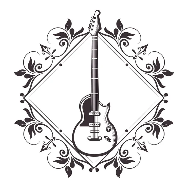 Guitar tattoo Vector Art Stock Images | Depositphotos
