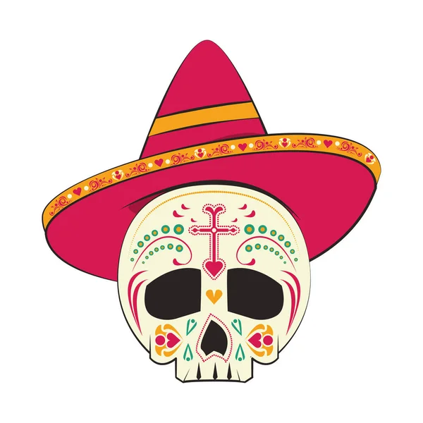 メキシコ文化メキシコ祭漫画 — ストックベクタ