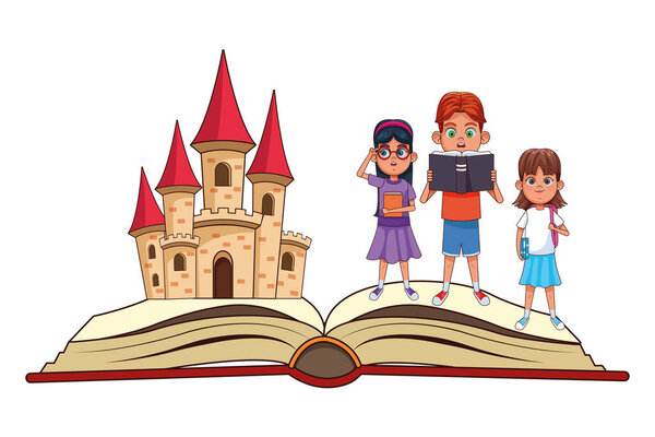 fantasy book with stories character