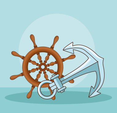 Antika deniz seyrüsefer araçları çizgi filmler