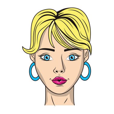 retro vintage pop art karikatür