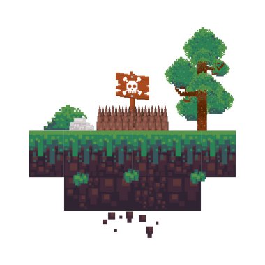 video oyunu pikselli retro sanat karikatür