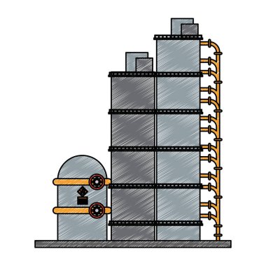 Bitki sanayi makineleri karalama