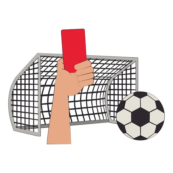 Futebol futebol esporte conceito de jogo — Vetor de Stock