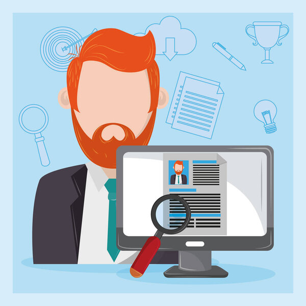 Компьютер собеседования с проверкой анкеты работника
