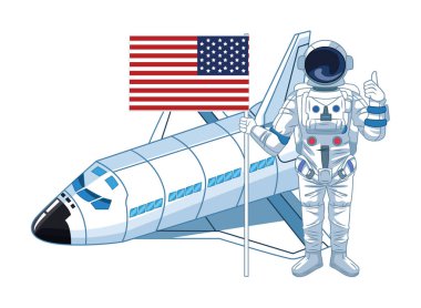 uzay keşfi ve gezegenler karikatür