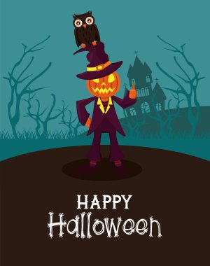 Mutlu cadılar bayramı kartları ve çizgi filmler.