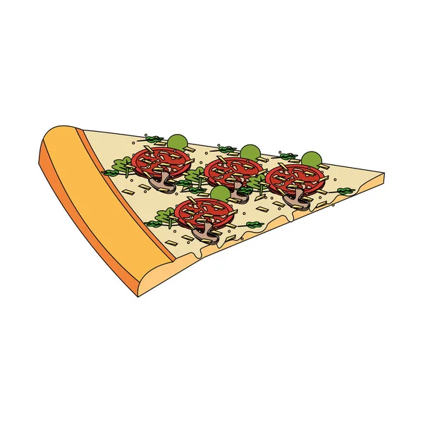 Italský pizza design — Stockový vektor