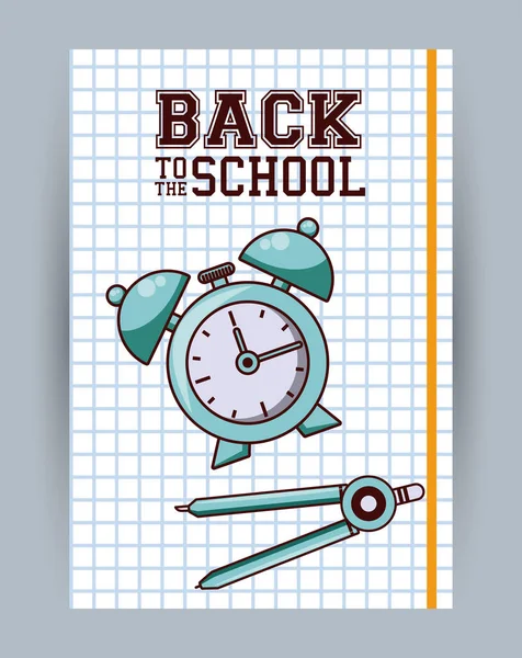 Back to school season card and poster