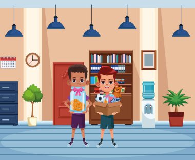 genç çocuklar avatar karton karakter