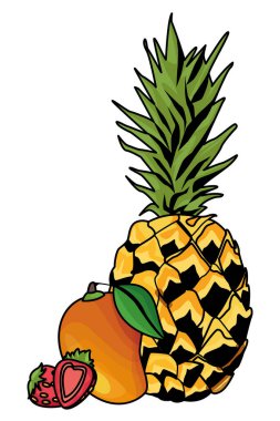 Taze ve lezzetli tropikal meyveler