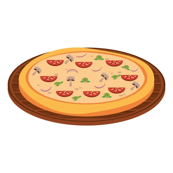 Vynikající italský pizza design — Stockový vektor