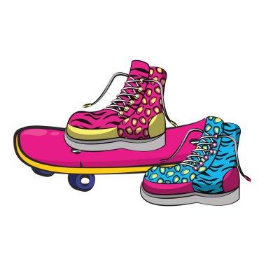 pop art retro vintage klasik karikatür