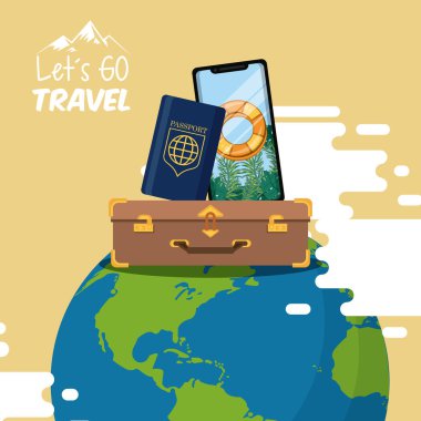 seyahat ve turizm simgesi