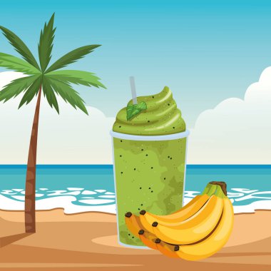 tropikal meyve ve smoothie içecek