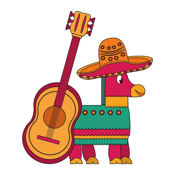 Festival de México y celebraciones mexicanas caricaturas — Archivo Imágenes Vectoriales