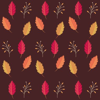 Sonbahar yaprakları mevsimlik arkaplan