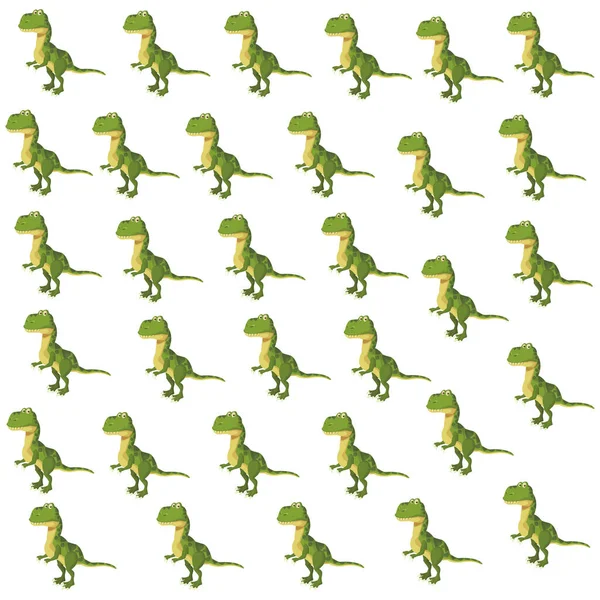 Tyrannosaur dinosaurie tecknad bakgrund — Stock vektor