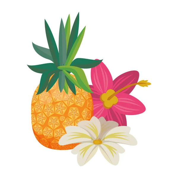 Deliciosa fruta tropical icono de dibujos animados — Vector de stock