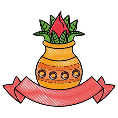 Ugadi hint amblemi karalama