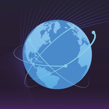 dünya haritası web globe karikatür