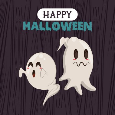 Mutlu cadılar bayramı kartları ve çizgi filmler.