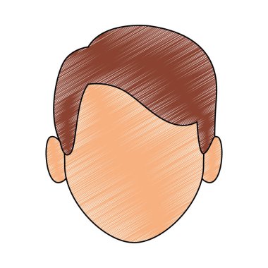 Adam meçhul baş karalama