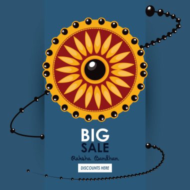 Raksha Bandhan büyük indirim posteri