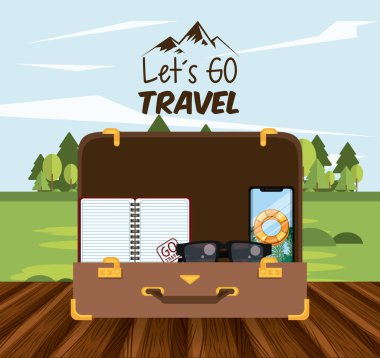 seyahat ve turizm simgesi