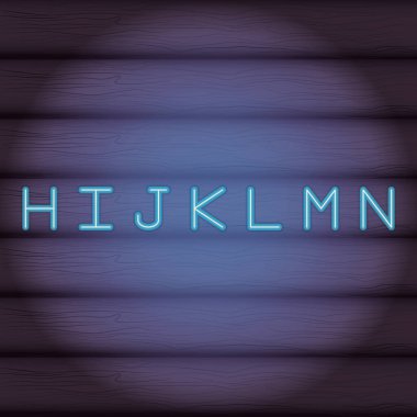 harfler font neon
