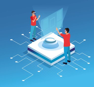 Sanal gerçeklik teknolojisi ile oynayanlar