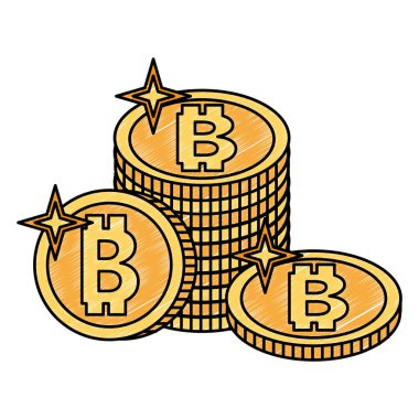 Bitcoins izole karalama yığılmış