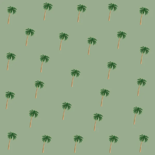 Playa tropical palmera mosaico fondo — Vector de stock