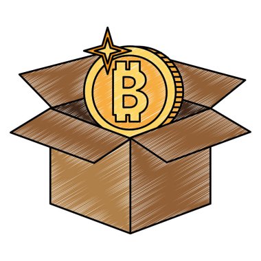 Bitocoin kutu karalama içinde