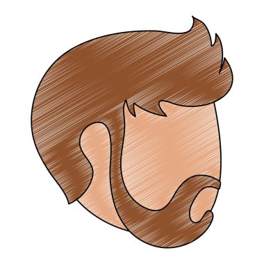 Adam meçhul baş karalama