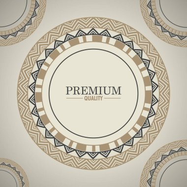 yuvarlak simge dekoratif amblem çizgi filmi