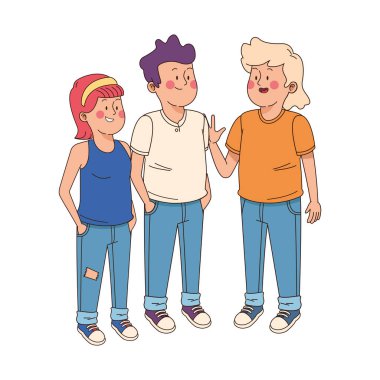 Genç arkadaşlar tasarımı