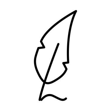 fount tüy çizgisi biçimi simgesi