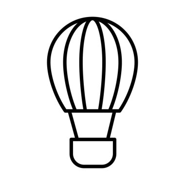 balon hava hattı biçimi simgesi