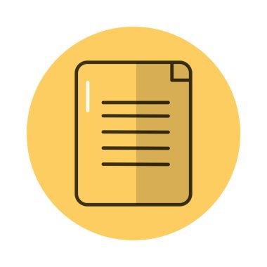 belge dosya bloğu biçim simgesi