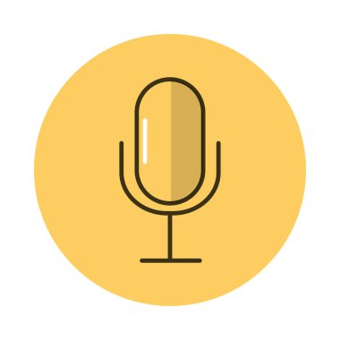 mikrofon ses blok biçimi simgesi