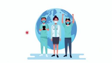 Tıbbi ekiple birlikte yenilmez mesaj kampanyasıyız.