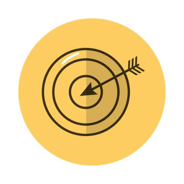 hedef ve ok bloğu biçim simgesi