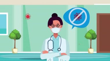 Kadın doktor covid19 sinyal kampanyasını durdurdu.