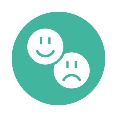 emojiler blok biçim simgesine bakar