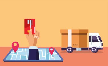 akıllı telefonlu dağıtım hizmeti