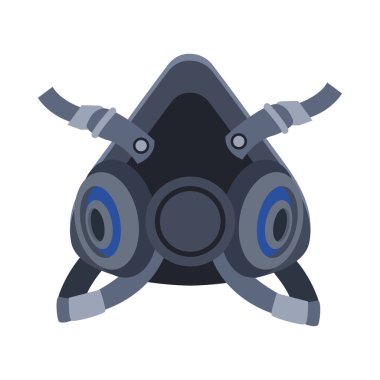 biyo-güvenlik maskesi koruma ekipman simgesi